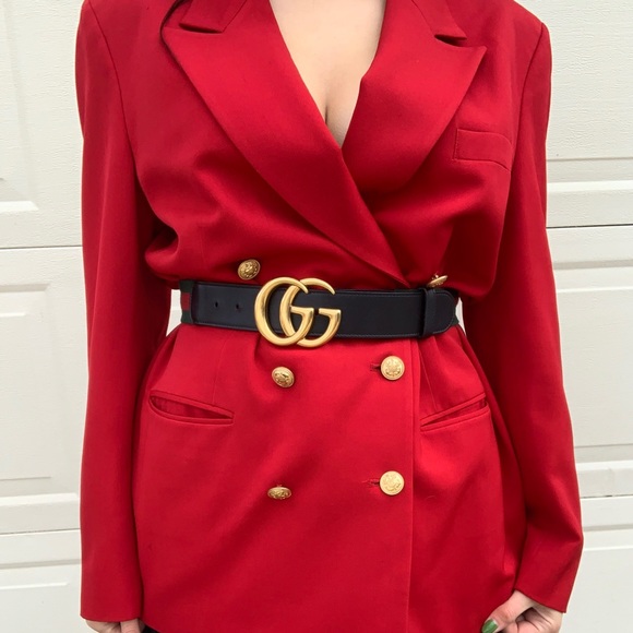Vintage Red Blazer - Picture 4 of 6